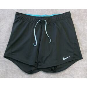 EUC Nike Dri Fit Running Shorts Athletic Active Track Womens Small Gray